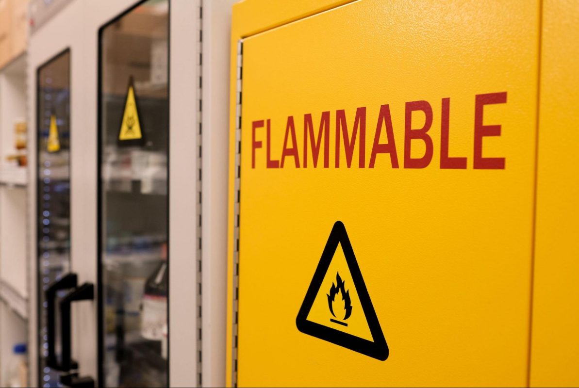 Storage for flammable substance obtained through a P&FM licence